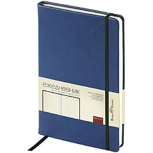 Ежедневник недатированный "Megapolis Velvet", А5, 320 страниц, темно-синий