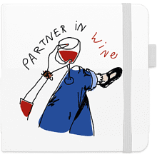 Скетчбук "Sketchmarker. Partner in wine", 80 листов, нелинованный, белый 