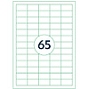 Самоклеящиеся этикетки универсальные "Rillprint", 38x21.2 мм, 100 листов, 65 шт, белый - 2