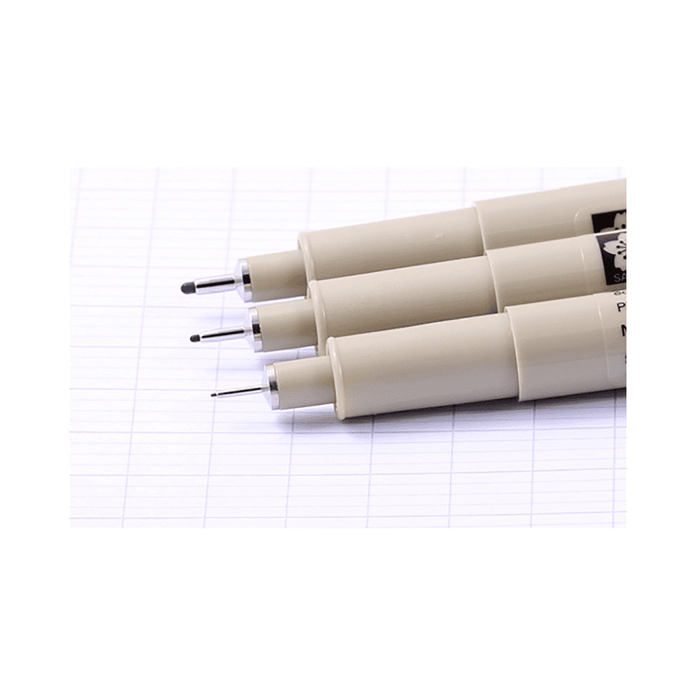 Ручка капиллярная "Pigma Micron", 0.5 мм, зелёный - 4