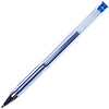 Ручка гелевая "Office Products", 0.5 мм, прозрачный, стерж. синий - 2