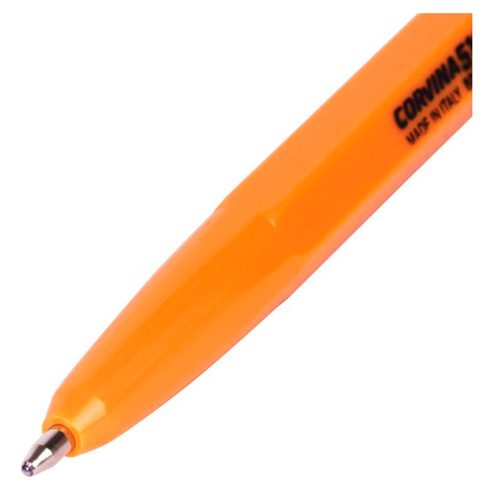 Ручка шариковая "Corvina", 1.0 мм, оранжевый, стерж. красный - 2