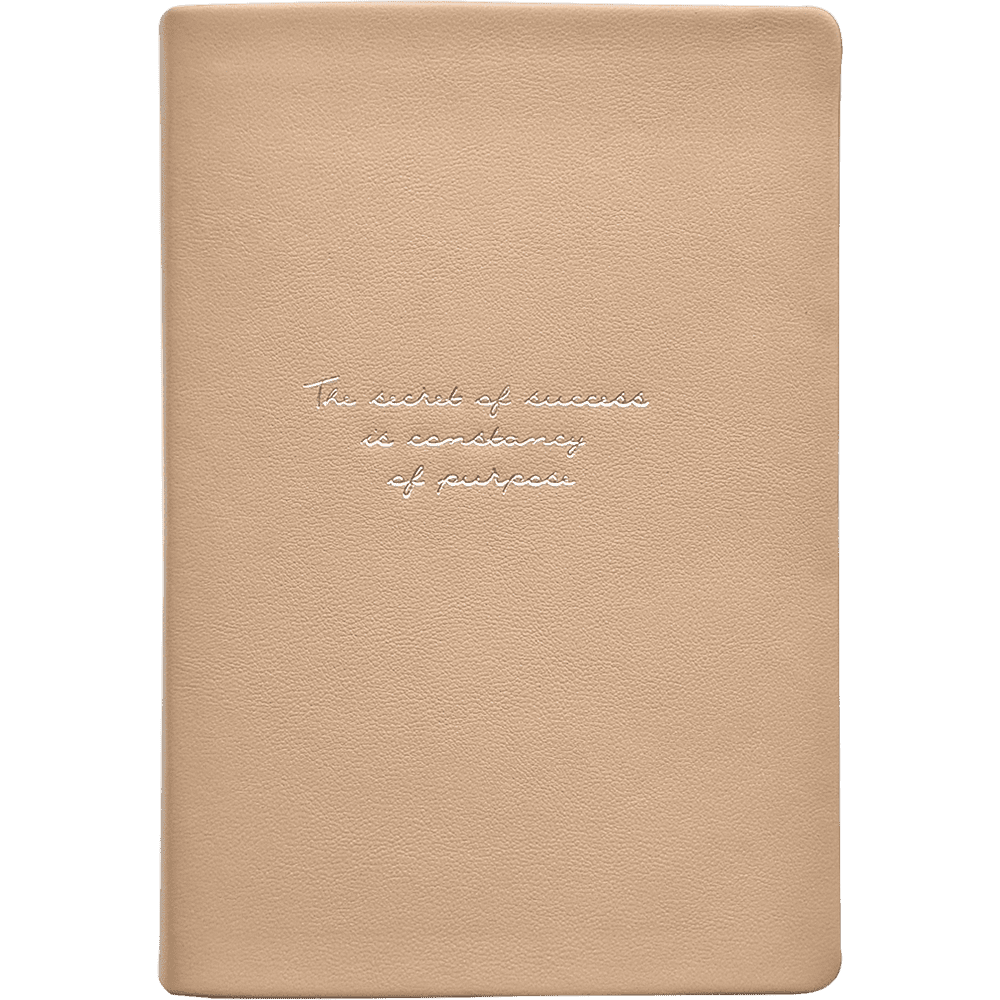 Ежедневник полудатированный InFolio "Quote", A5, 320 страниц, линованный, коричневый