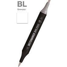 Маркер перманентный двусторонний "Sketchmarker Brush", BL блендер