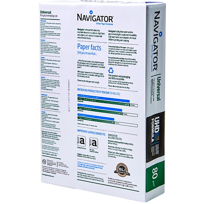 Бумага "Navigator Universal", A4, 500 листов, 80 г/м2 - 2