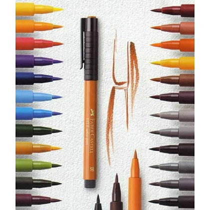Маркер-кисть "Pitt Artist Pens Brush", 6 шт., земляные оттенки - 6